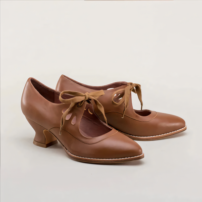 Monika - Retro chic derby pumps