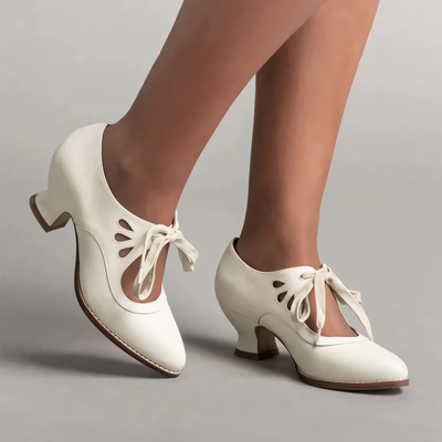 Monika - Retro chic derby pumps