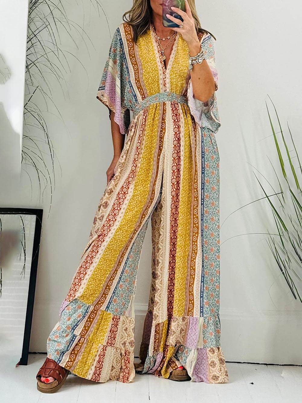 Flora - Boho style damesjumpsuit