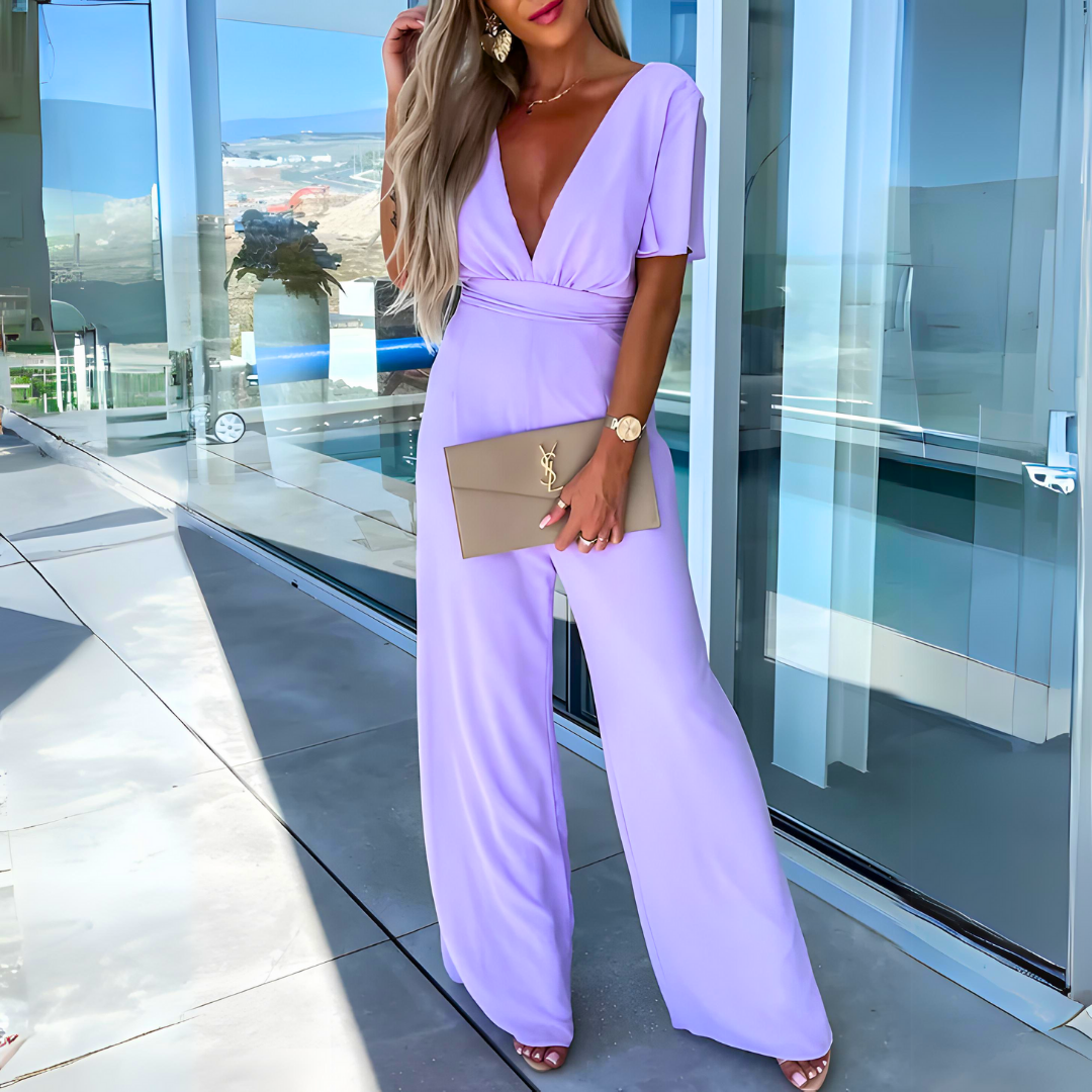 Hailey - Chique V-hals Jumpsuit