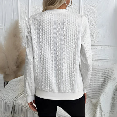 Wynneke - Casual sweatshirt met ritssluiting voor de winter