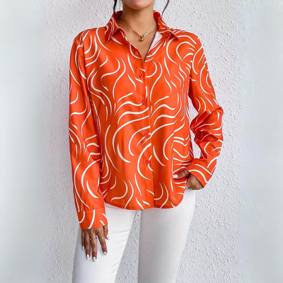 Bella - Oranje EK Voetbal blouse