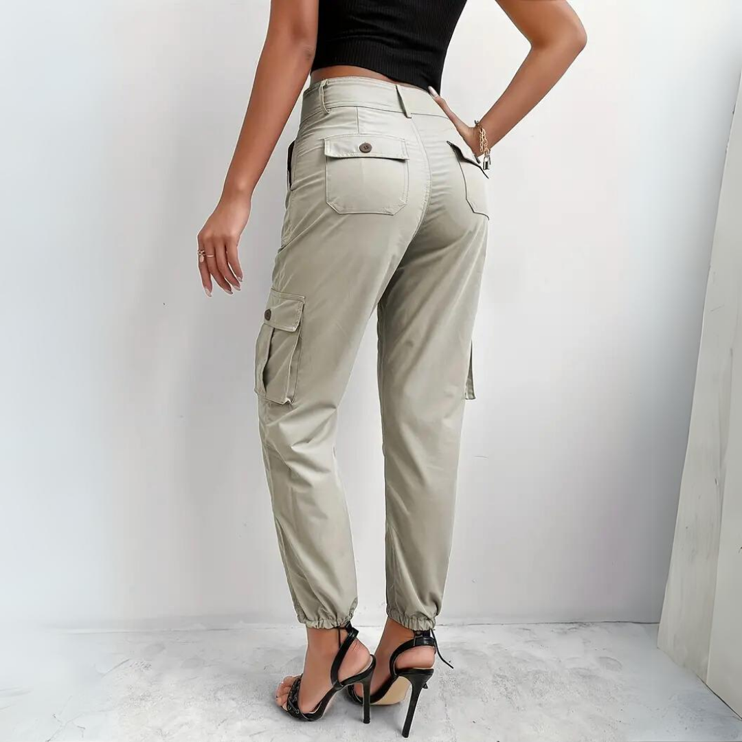 Yara - Trendy Dames Cargo Broek