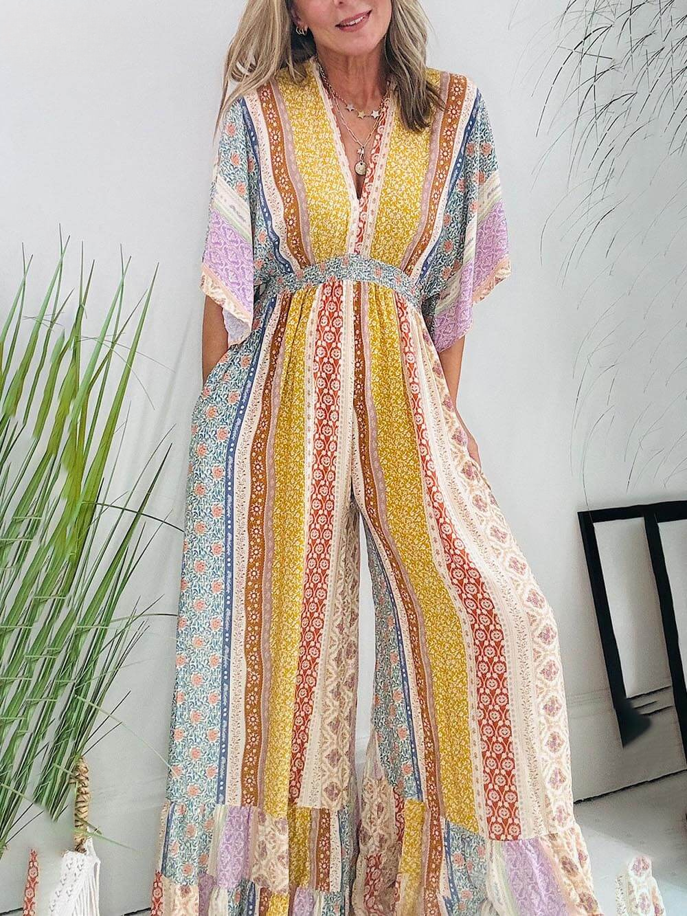 Flora - Boho style damesjumpsuit