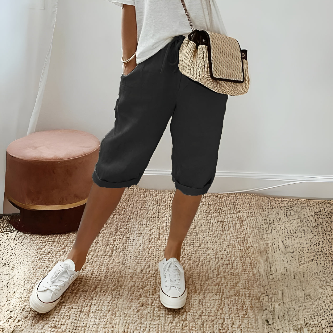 Mabel - Casual Linnen Dames Shorts