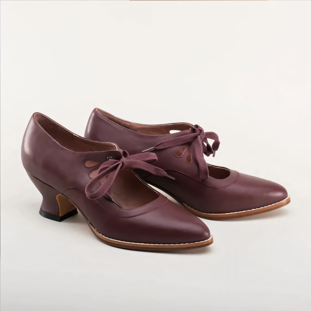 Monika - Retro chic derby pumps