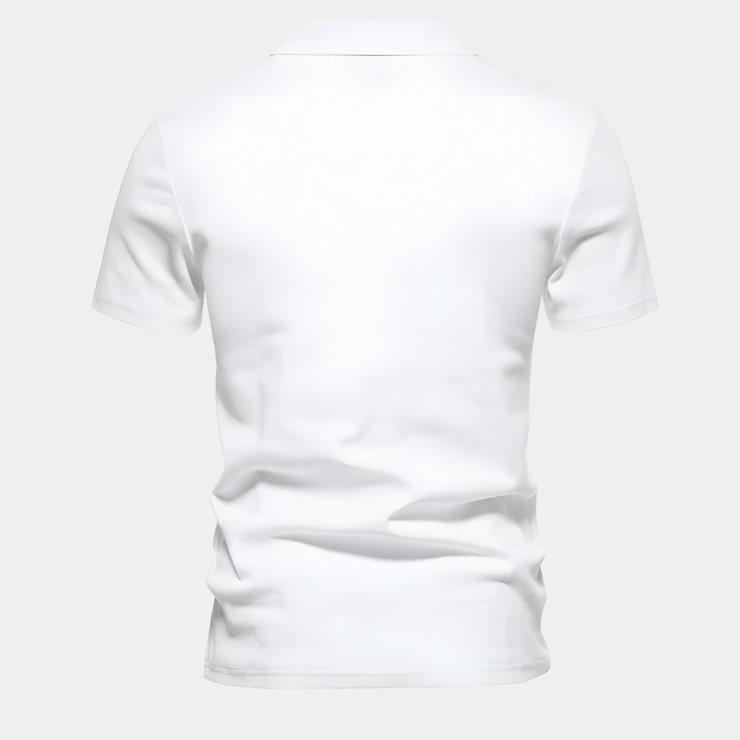 Jelle - Casual Heren V-hals Poloshirt