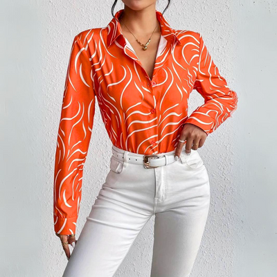 Bella - Oranje EK Voetbal blouse