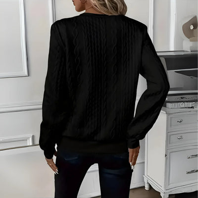 Wynneke - Casual sweatshirt met ritssluiting voor de winter