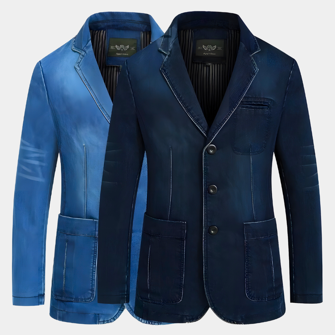 Toby - Klassieke Denim Blazer