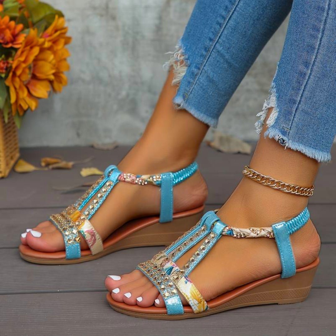 Valentina - Anti-slip glitter sandalen