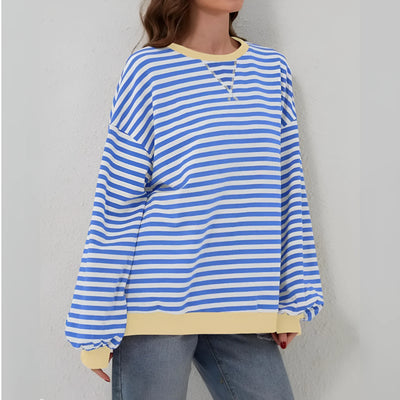 Neeltje - Oversized gestreept sweatshirt voor casual comfort