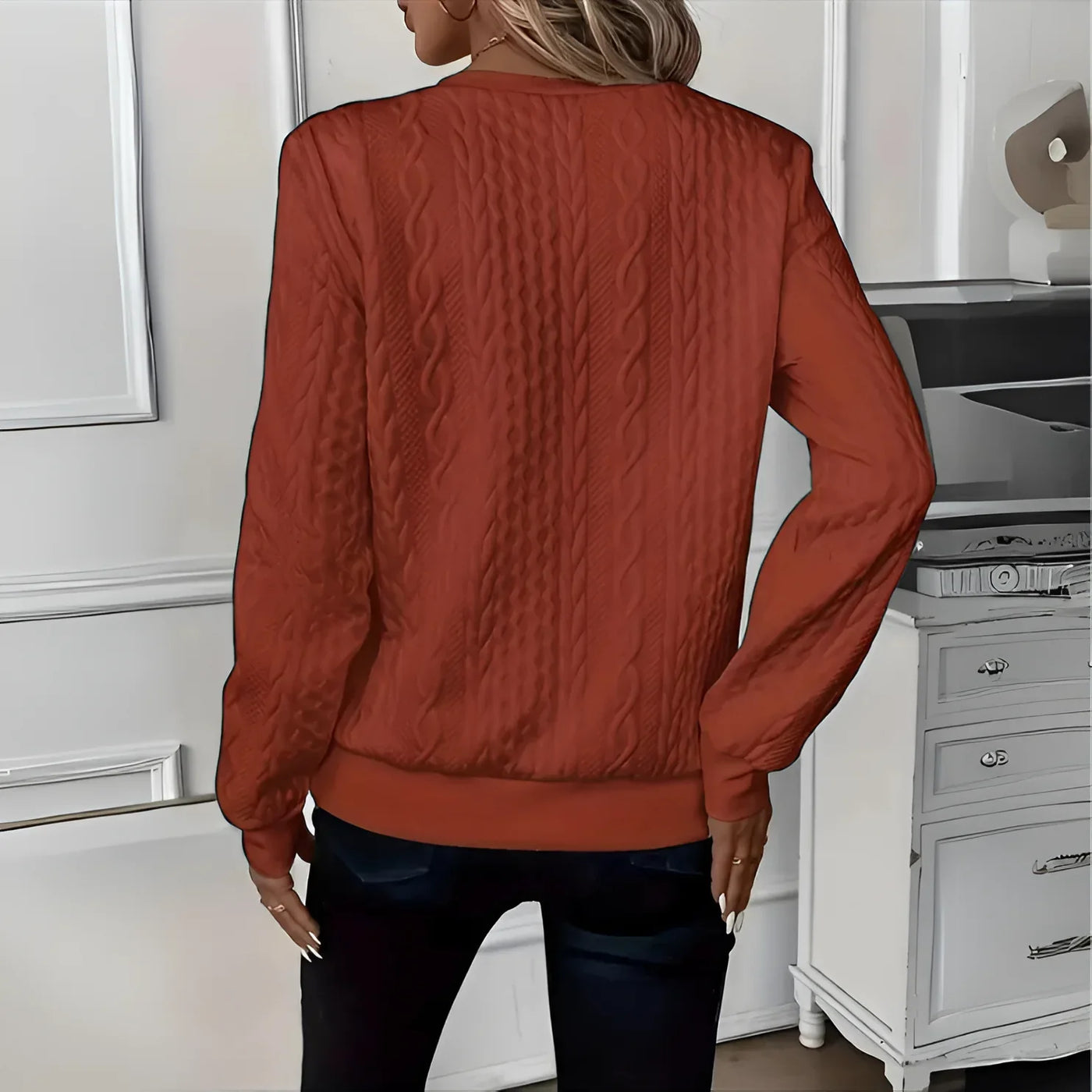 Wynneke - Casual sweatshirt met ritssluiting voor de winter