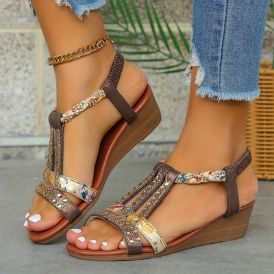 Valentina - Anti-slip glitter sandalen