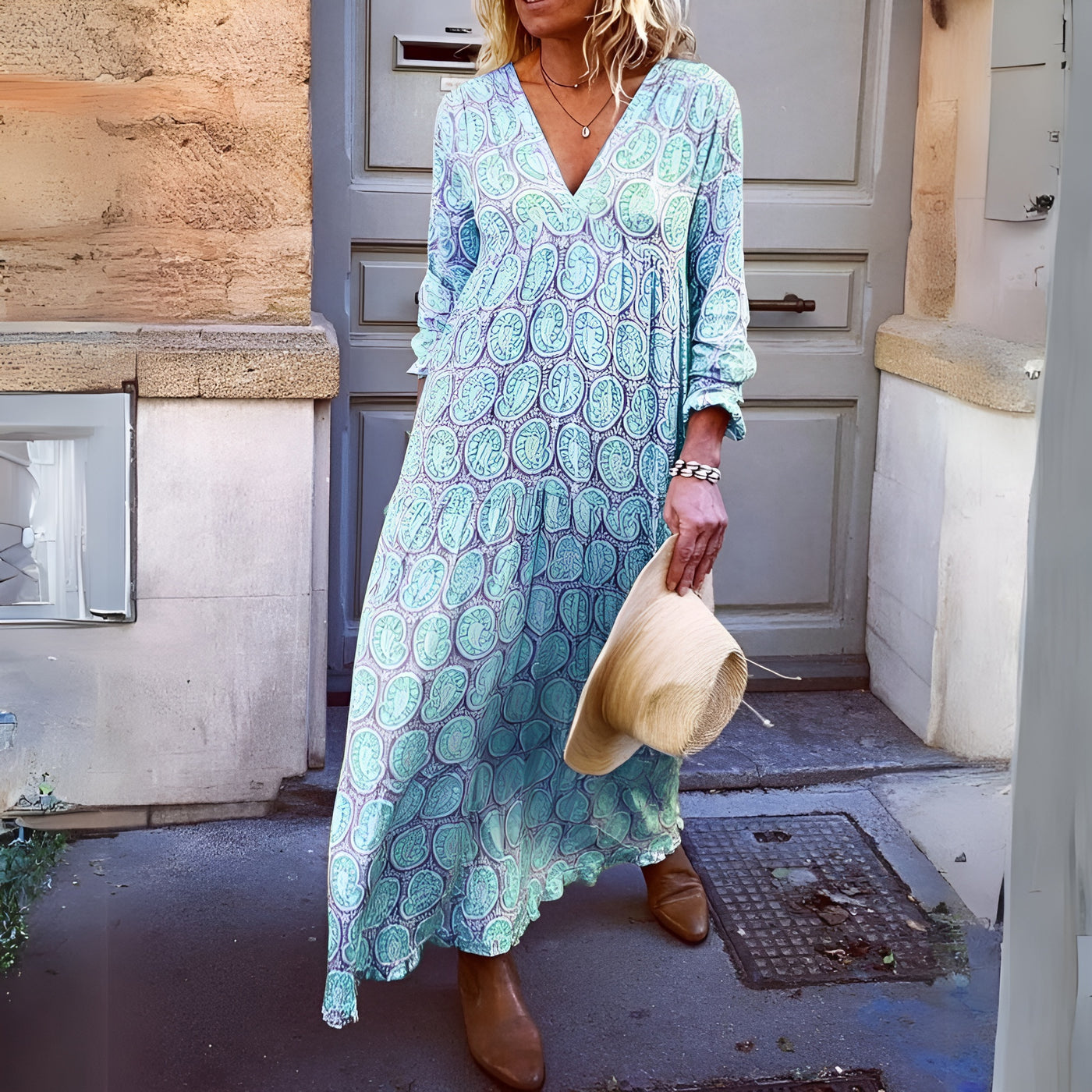 Roxanne - Ontspannen Dames Boho Jurk