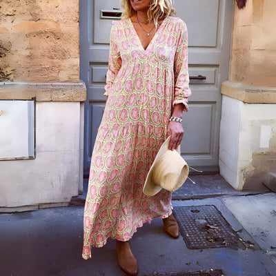 Roxanne - Ontspannen Dames Boho Jurk