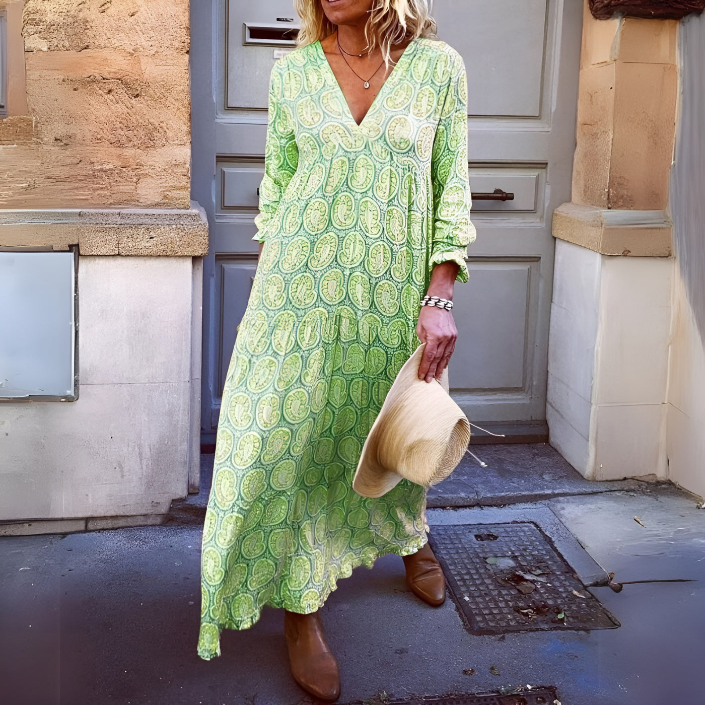 Roxanne - Ontspannen Dames Boho Jurk