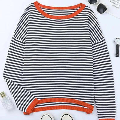 Dieneke - Light Striped Sweater